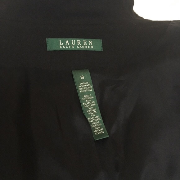 Lauren Ralph Lauren Black Blazer - Picture 7 of 7